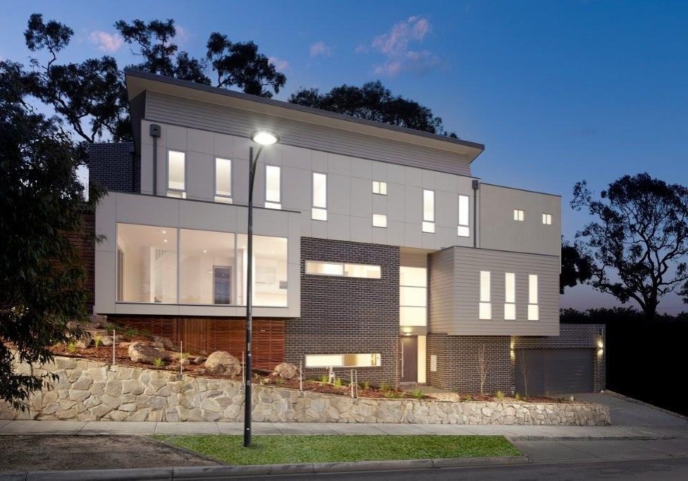 Large Custom Built Home on a sloping site