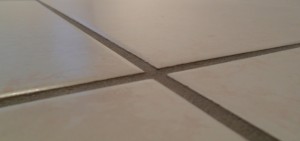Example of unrectified edge floor tiles as a selection option for custom built homes